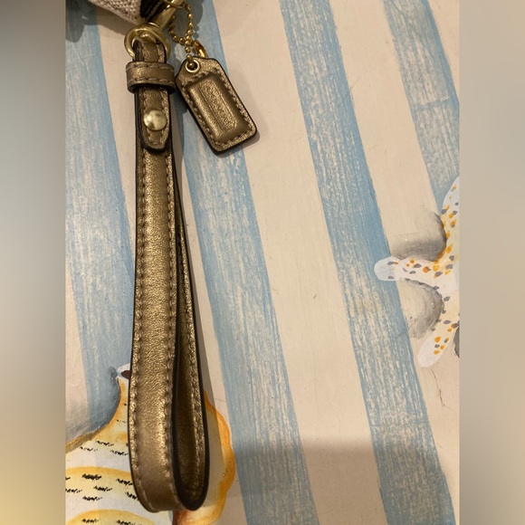 Coach Audrey Starfish Canvas Clutch/Wristlet - Picture 8 of 13